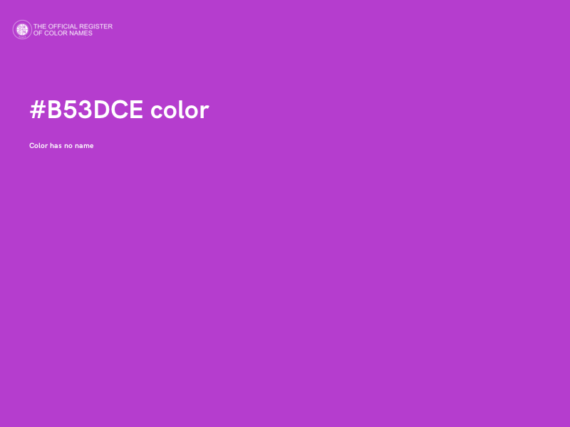 #B53DCE color image