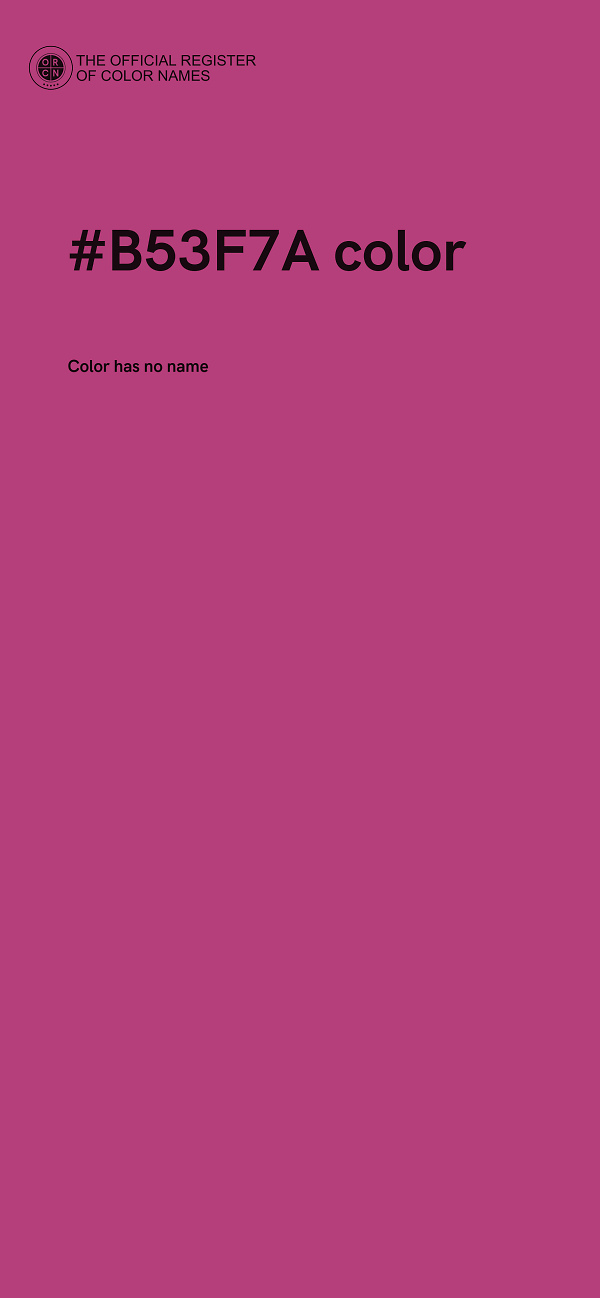 #B53F7A color image