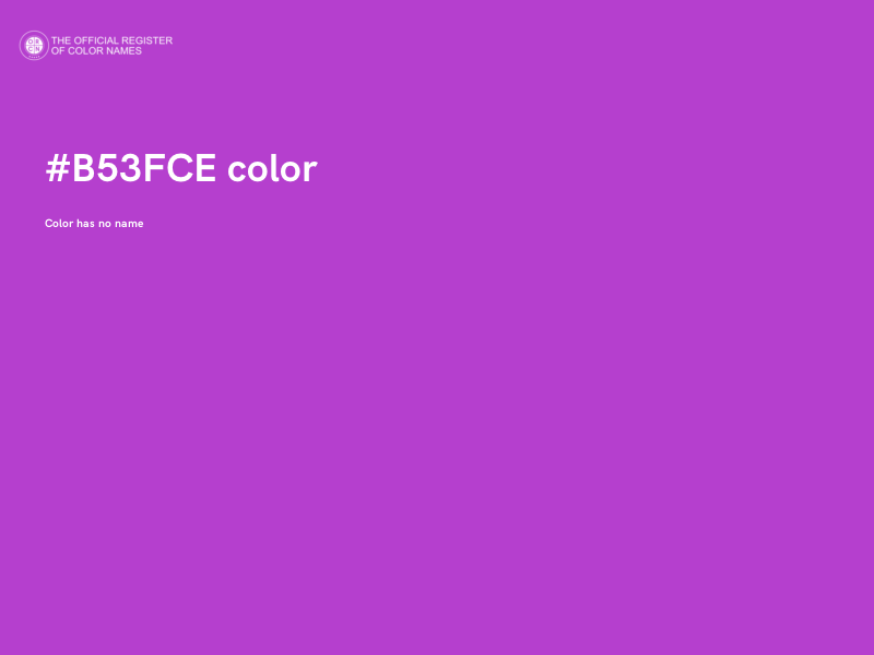 #B53FCE color image