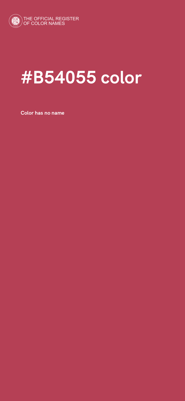 #B54055 color image