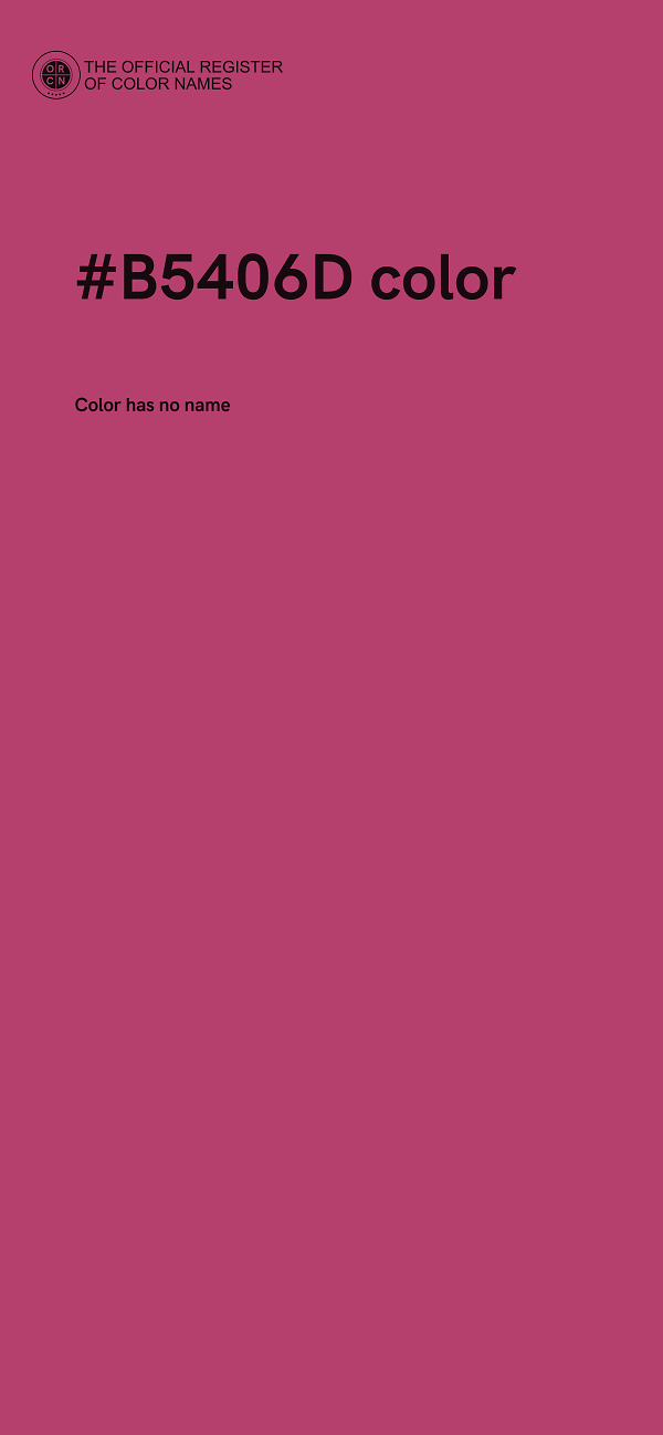 #B5406D color image