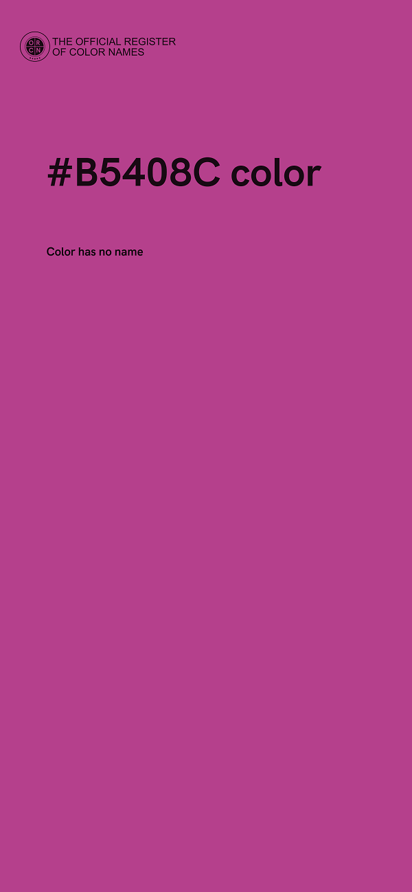 #B5408C color image