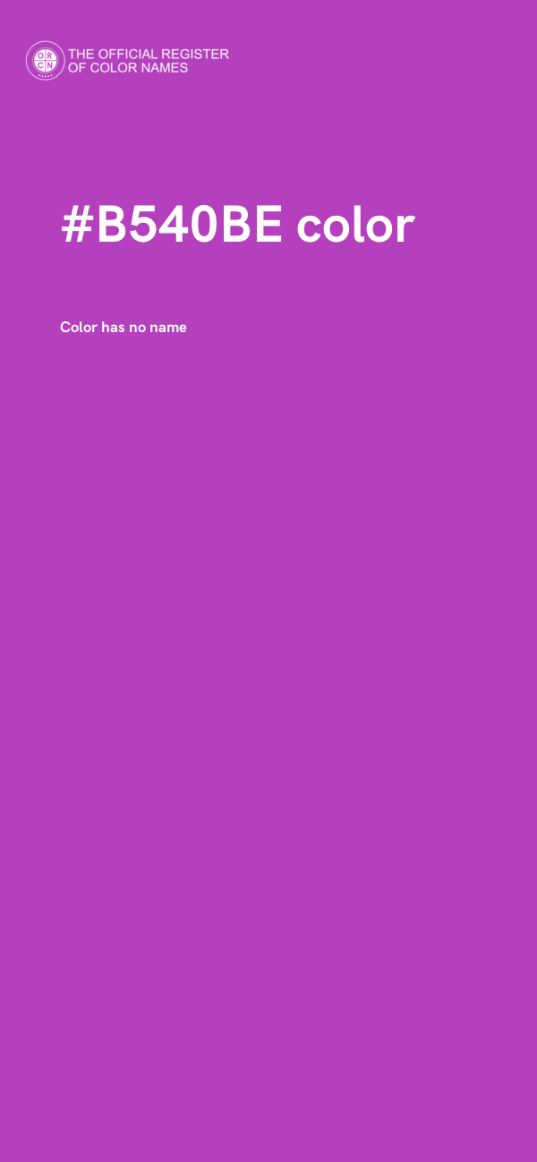 #B540BE color image