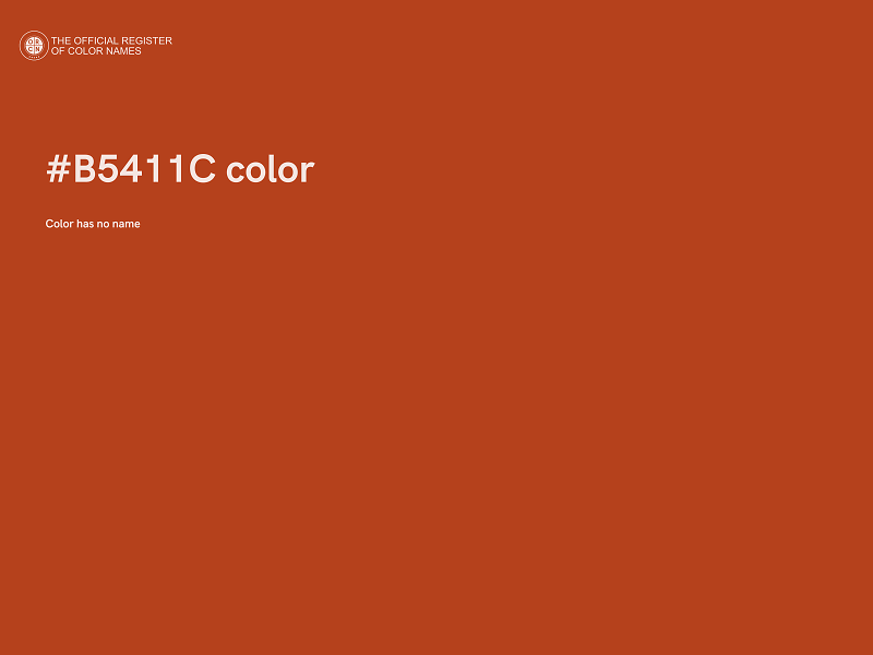 #B5411C color image