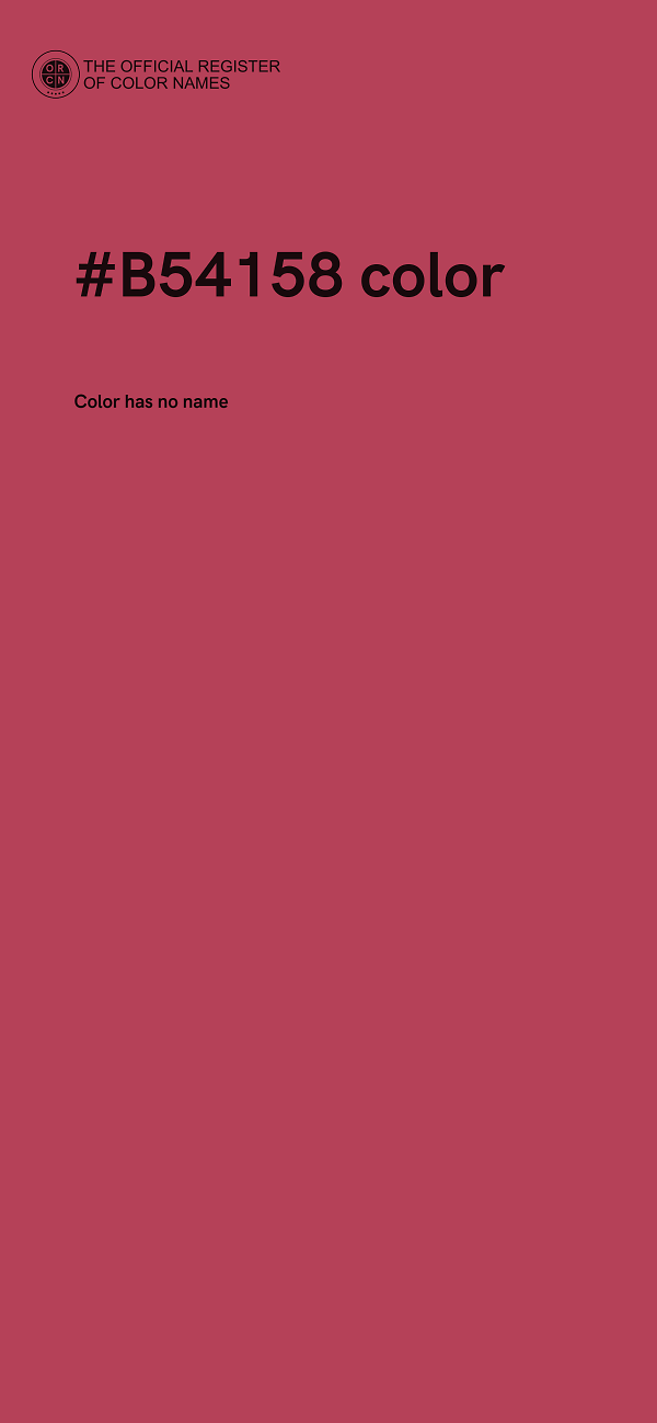 #B54158 color image