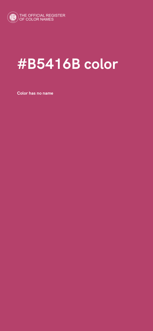 #B5416B color image