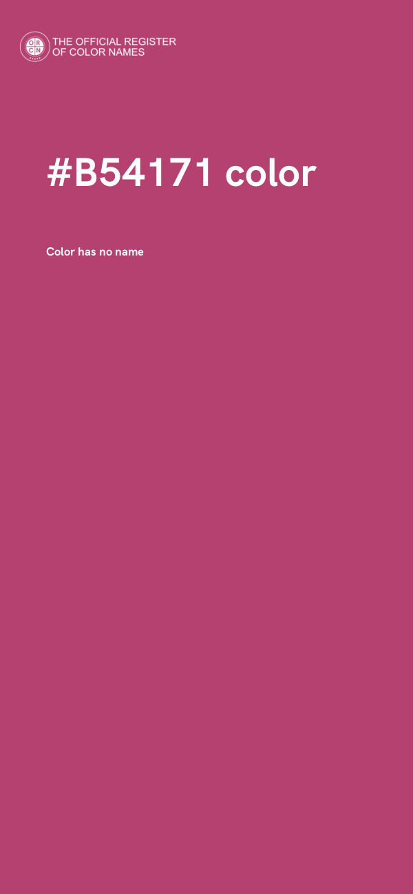 #B54171 color image