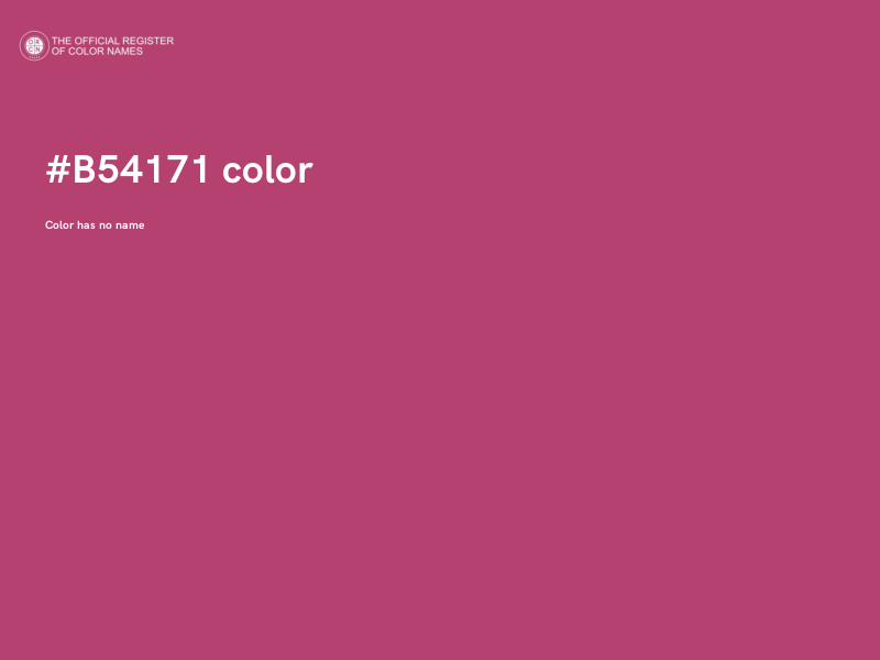 #B54171 color image