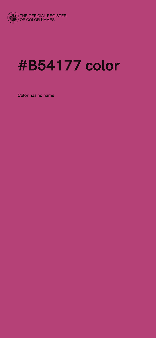 #B54177 color image