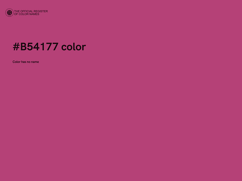 #B54177 color image