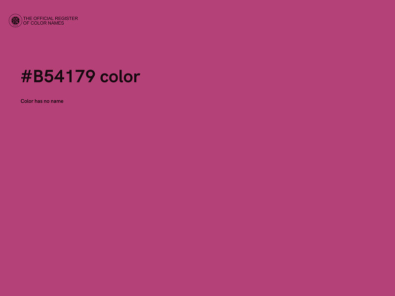 #B54179 color image