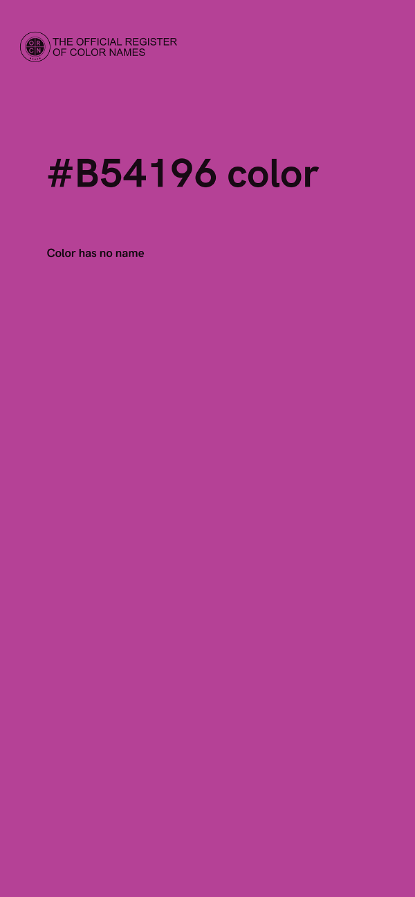 #B54196 color image