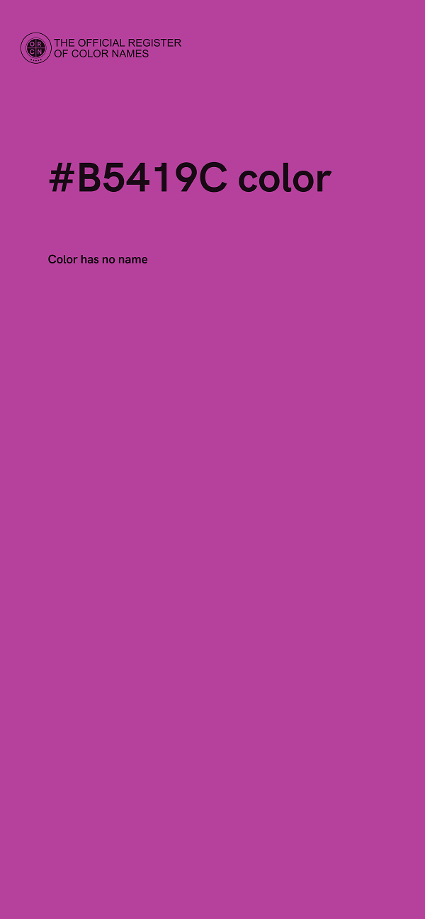 #B5419C color image