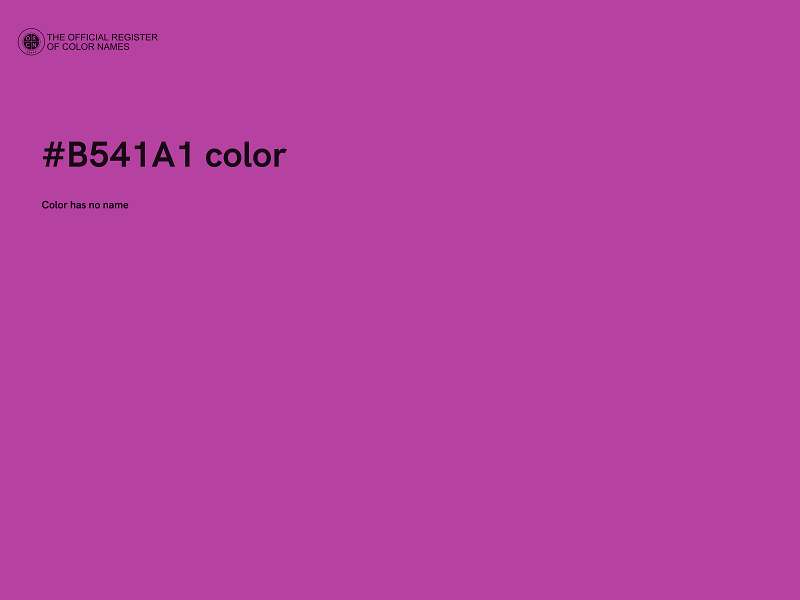 #B541A1 color image