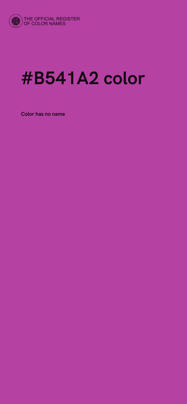 #B541A2 color image