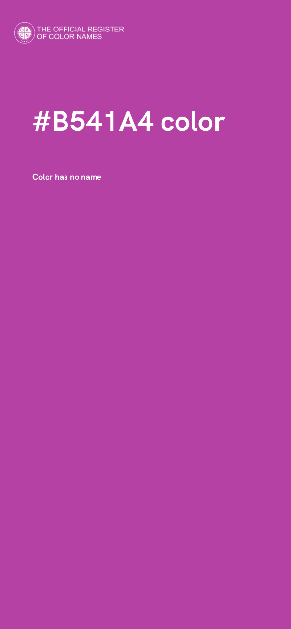 #B541A4 color image