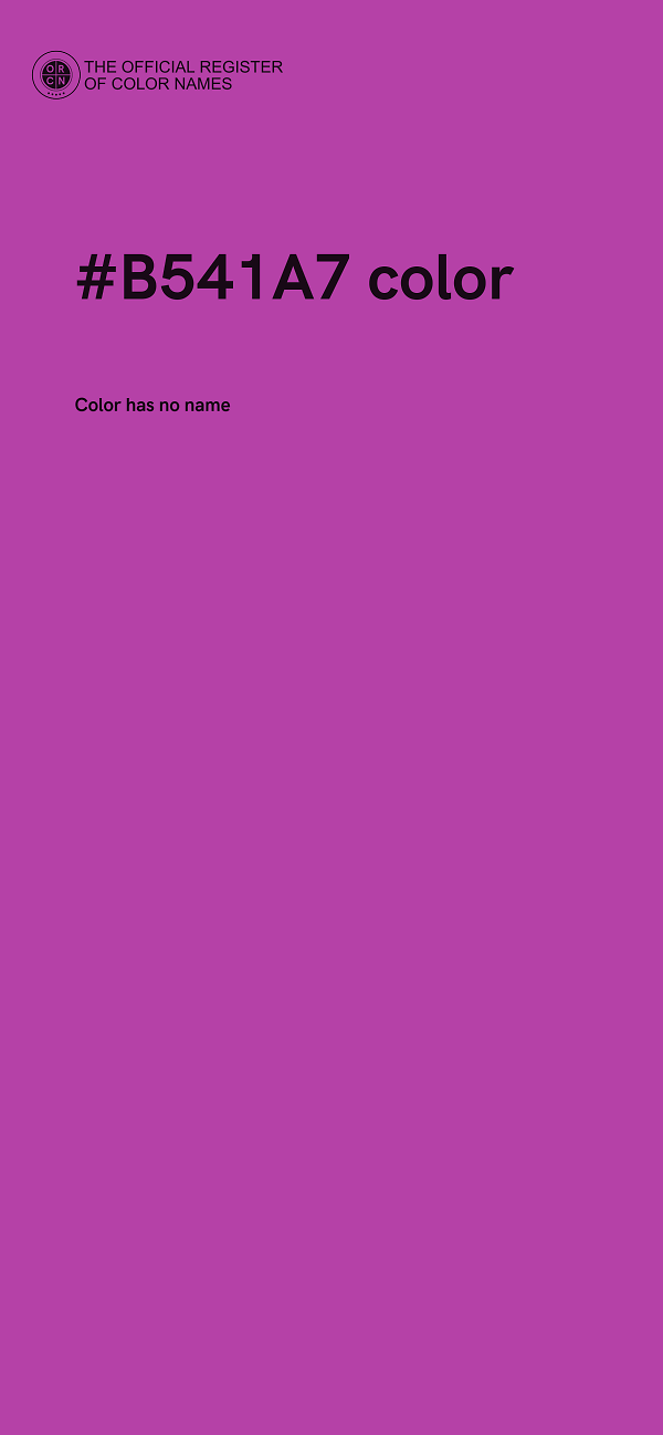 #B541A7 color image
