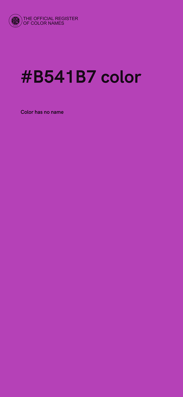 #B541B7 color image