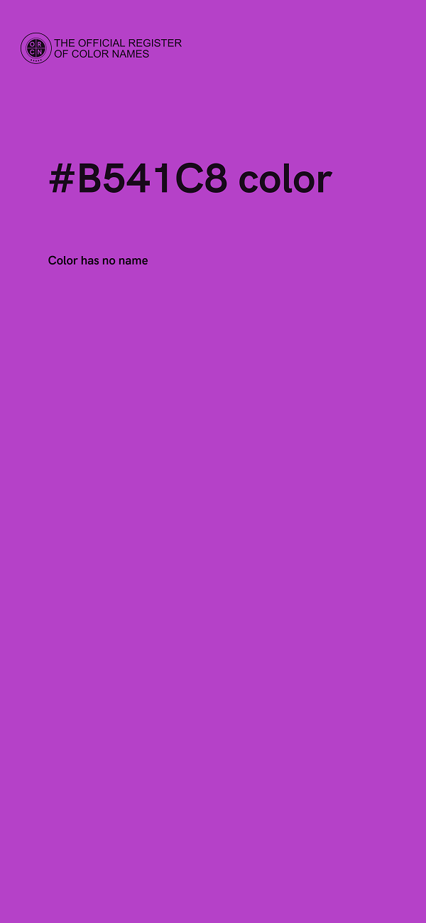#B541C8 color image