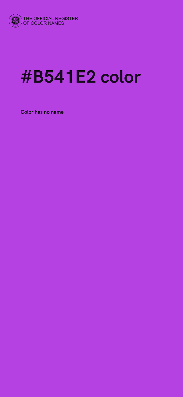 #B541E2 color image