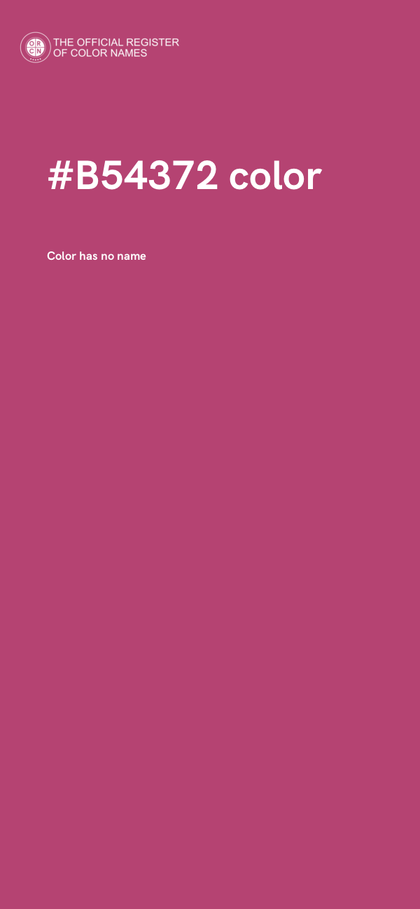 #B54372 color image