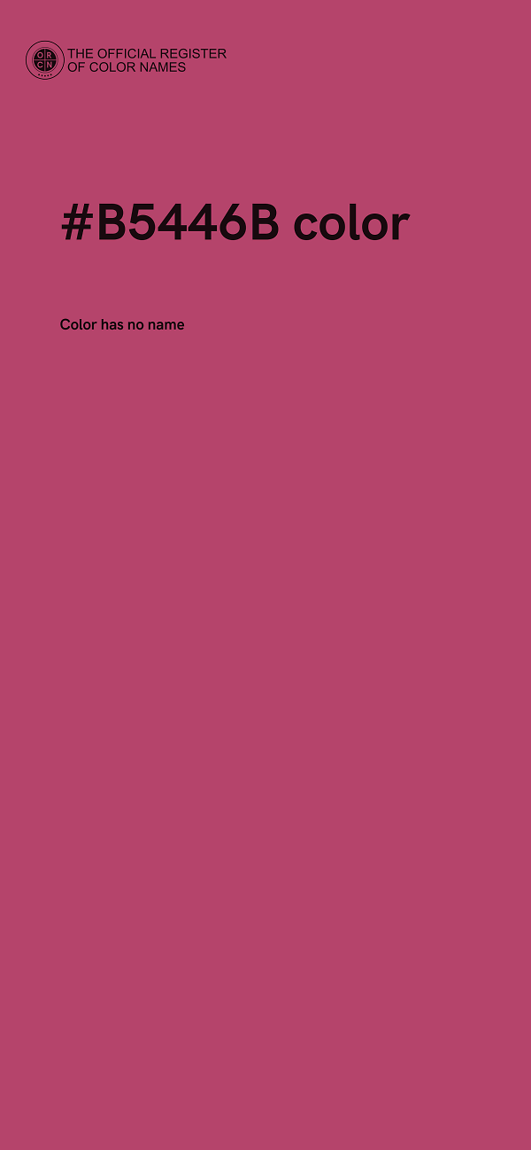 #B5446B color image