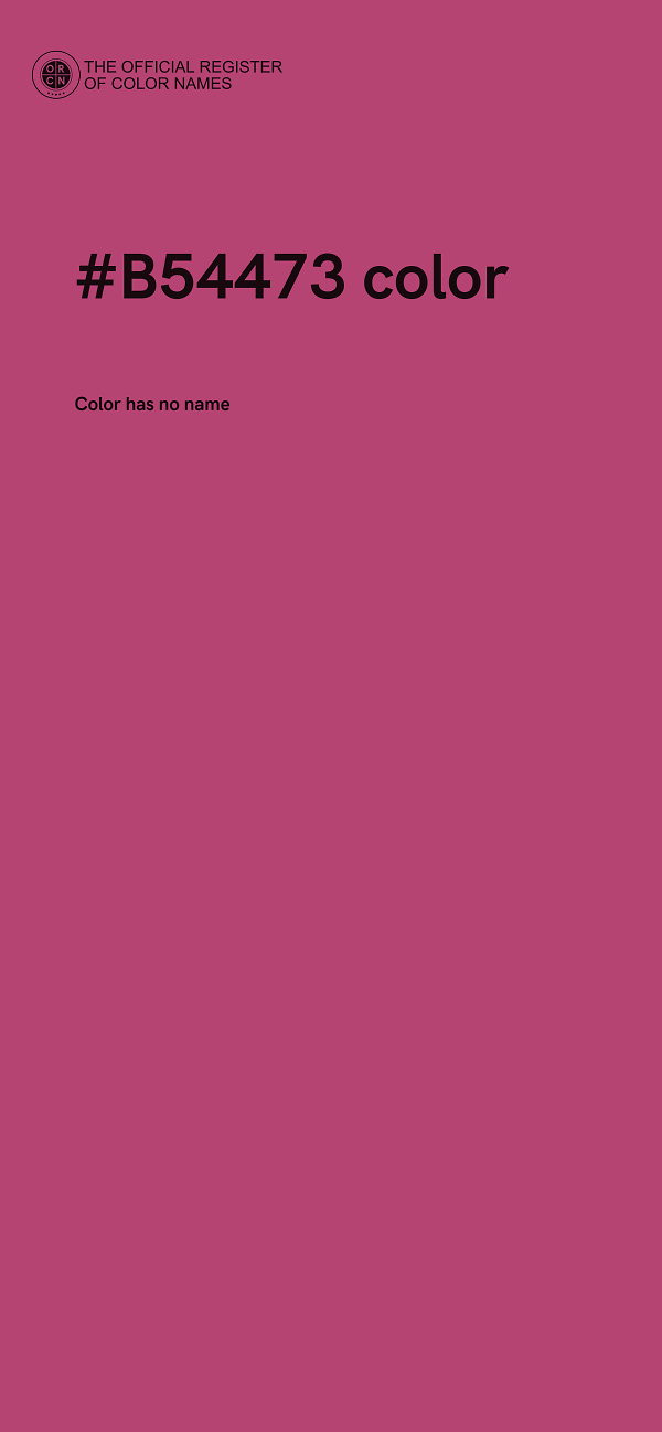 #B54473 color image