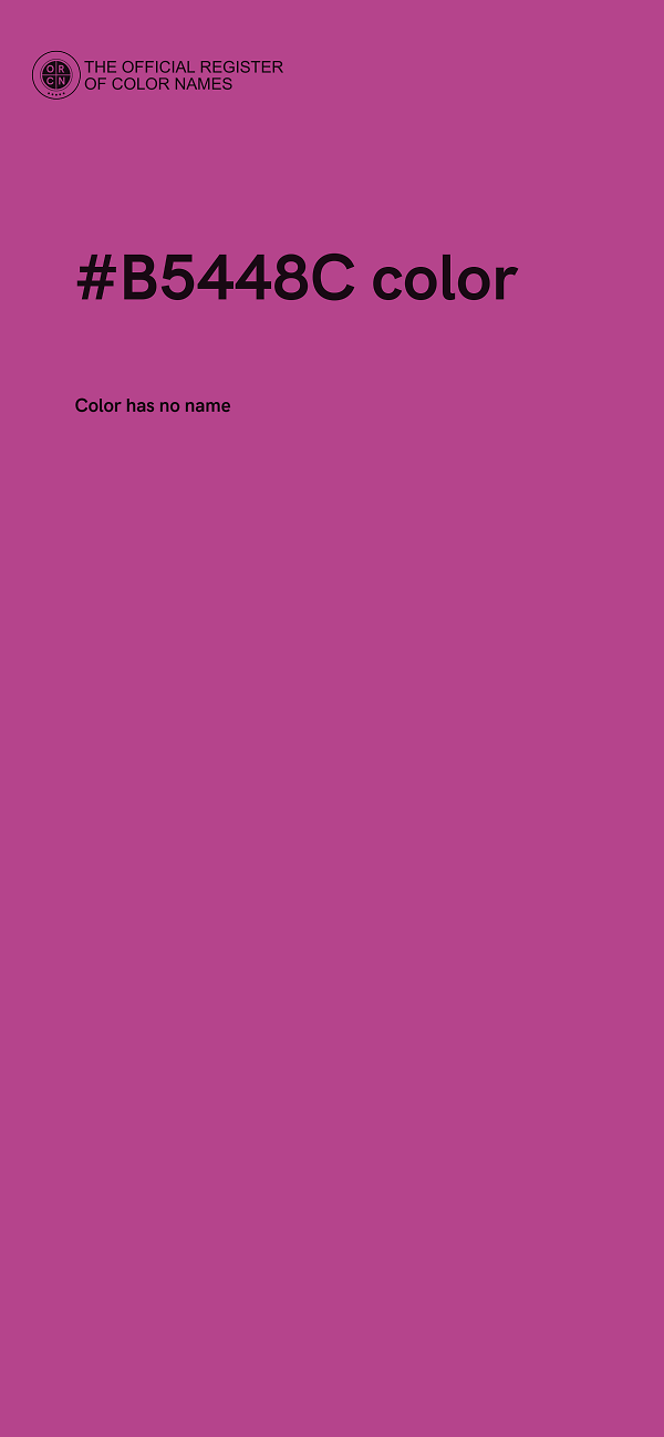 #B5448C color image