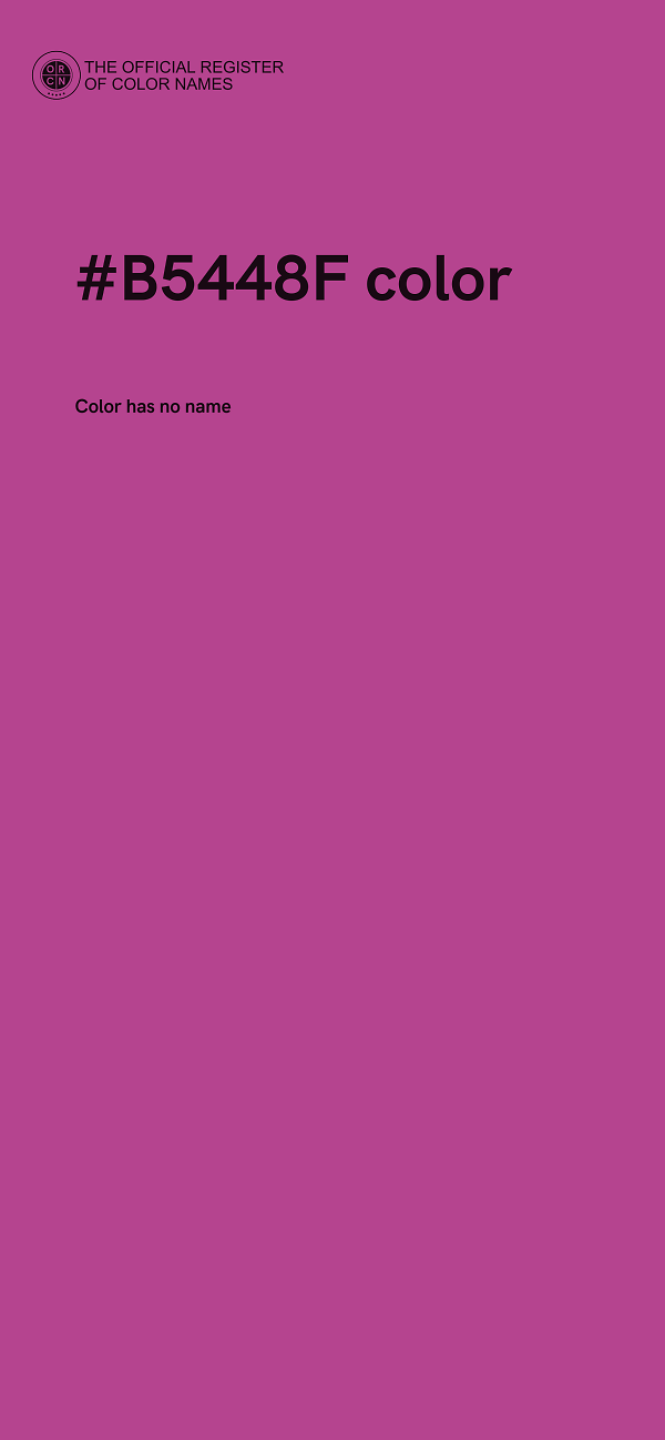 #B5448F color image