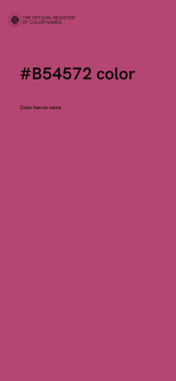 #B54572 color image