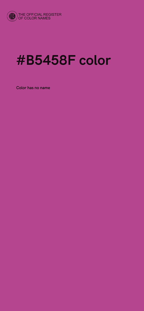 #B5458F color image