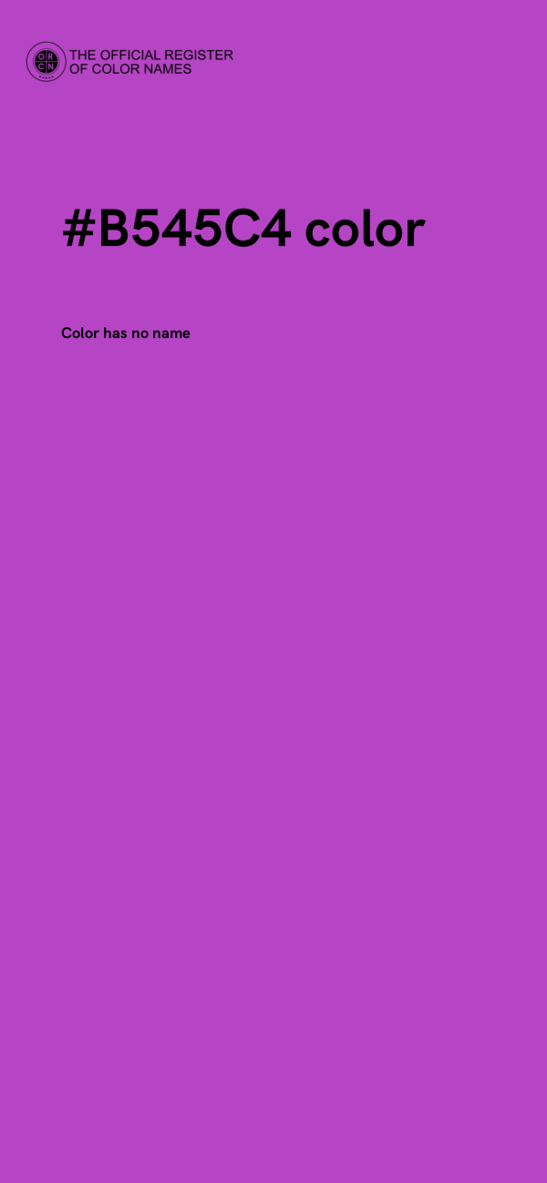 #B545C4 color image