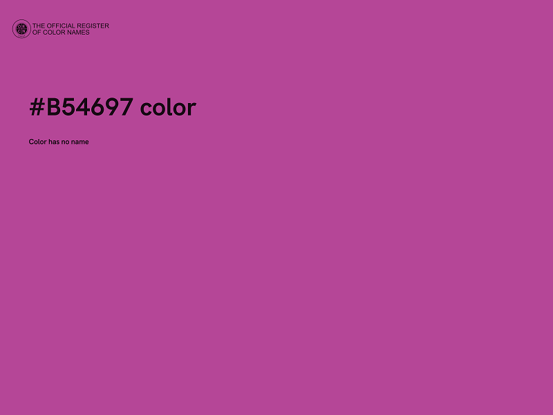 #B54697 color image