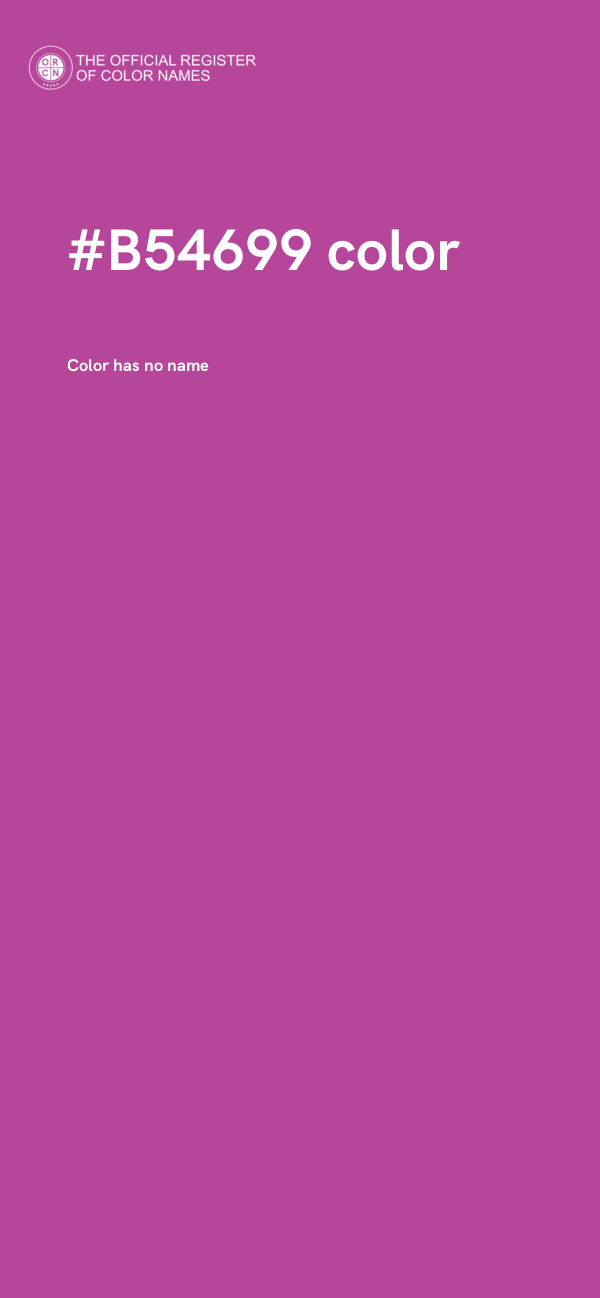 #B54699 color image