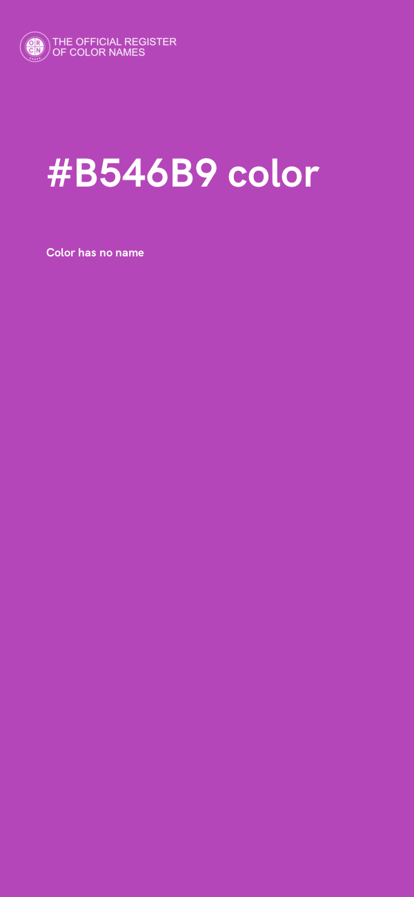 #B546B9 color image