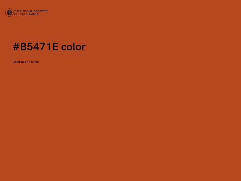 #B5471E color image