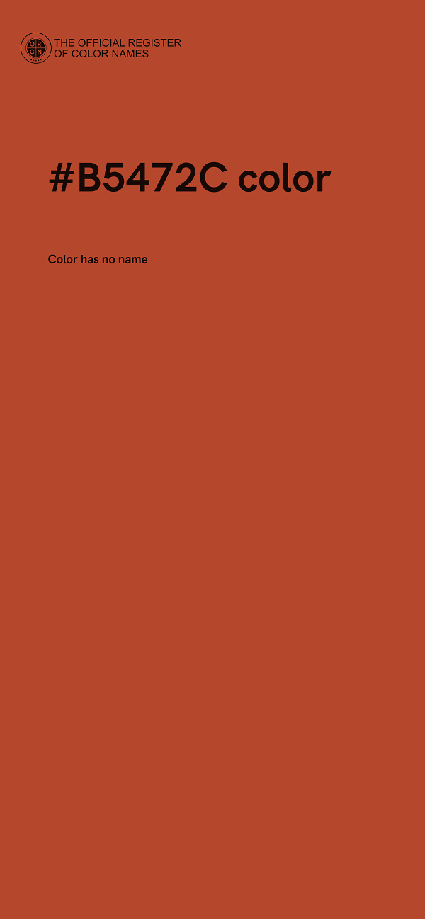 #B5472C color image