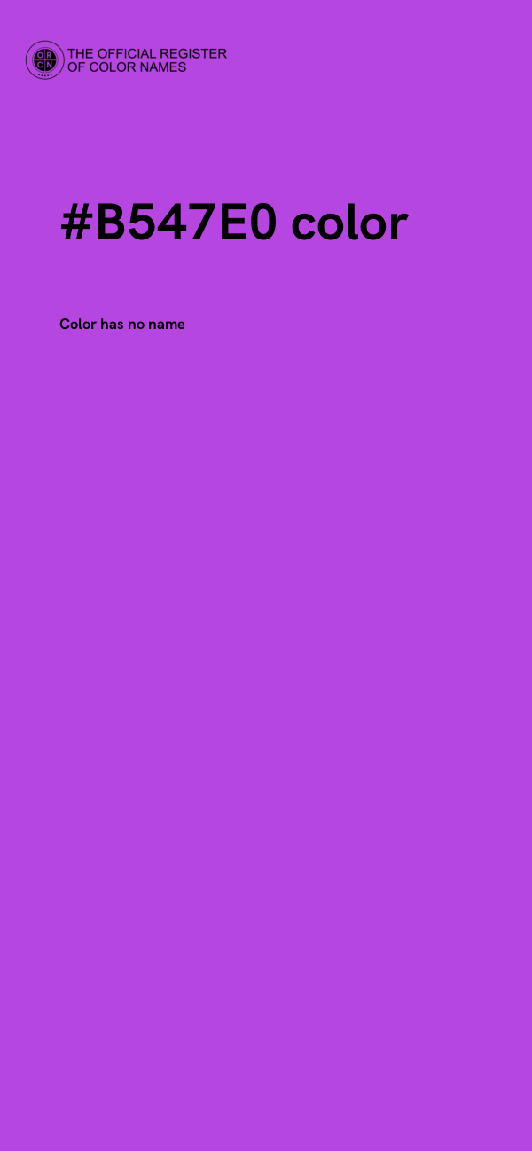 #B547E0 color image