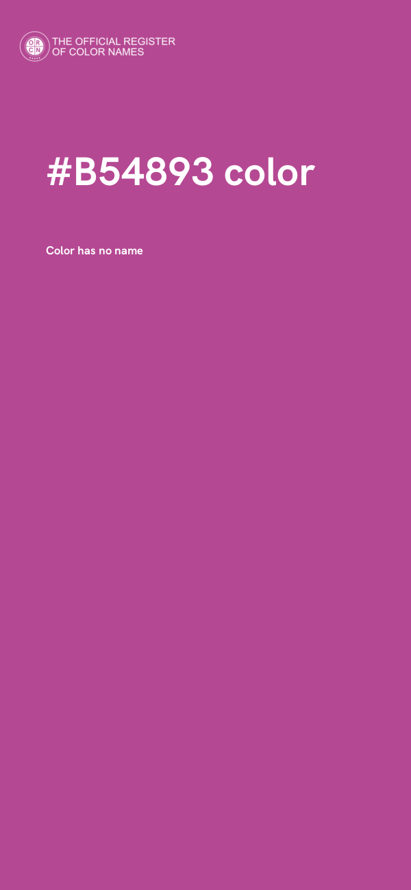 #B54893 color image