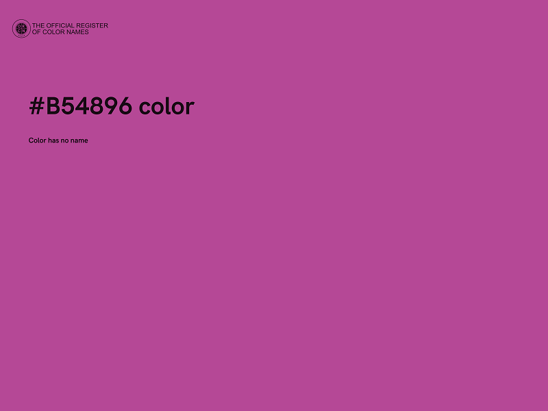 #B54896 color image