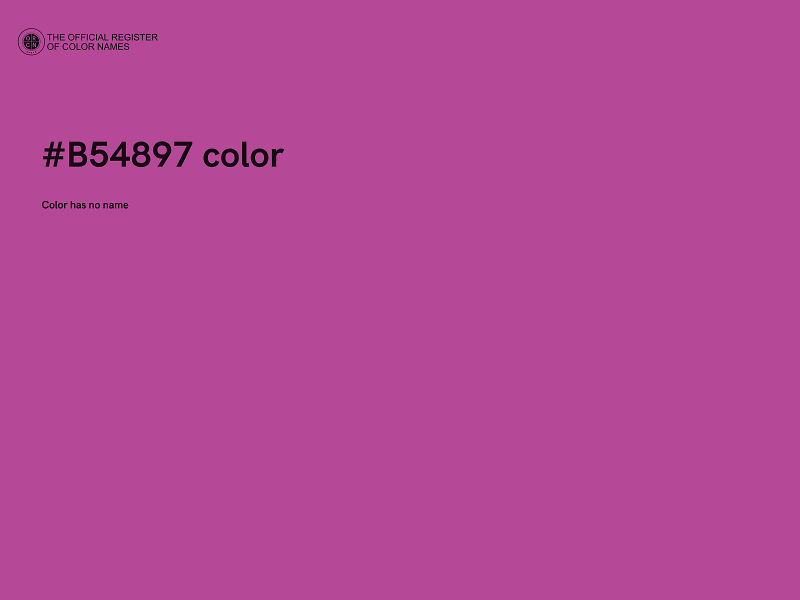 #B54897 color image