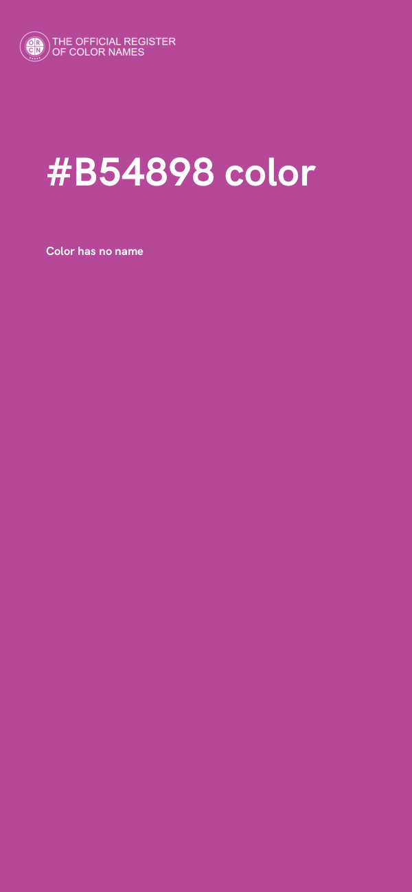 #B54898 color image