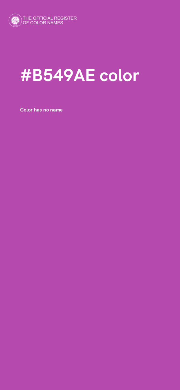#B549AE color image