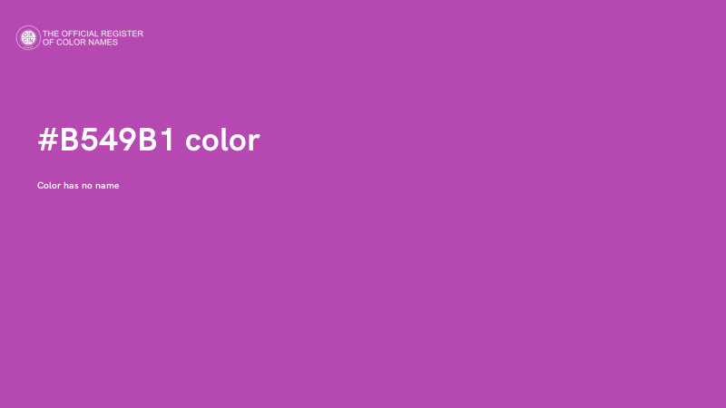 #B549B1 color image