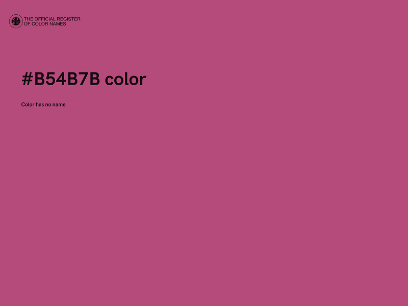 #B54B7B color image