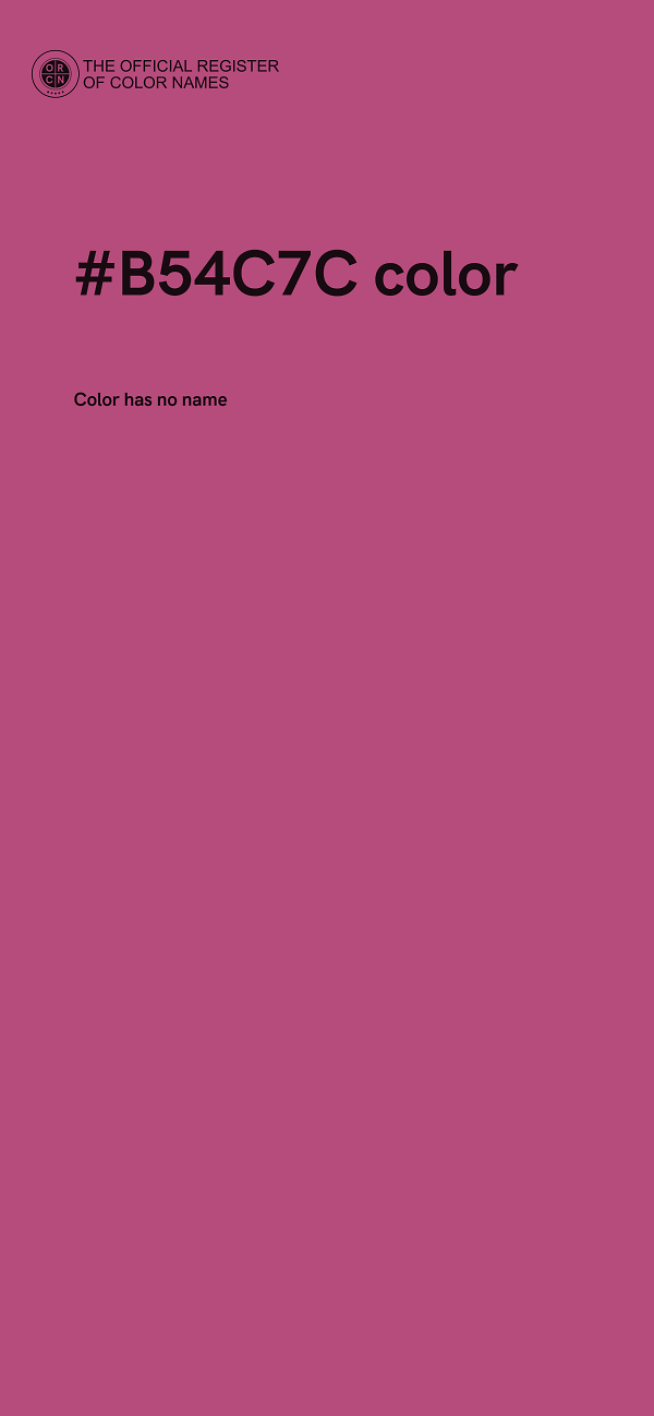#B54C7C color image