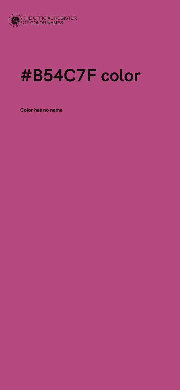 #B54C7F color image