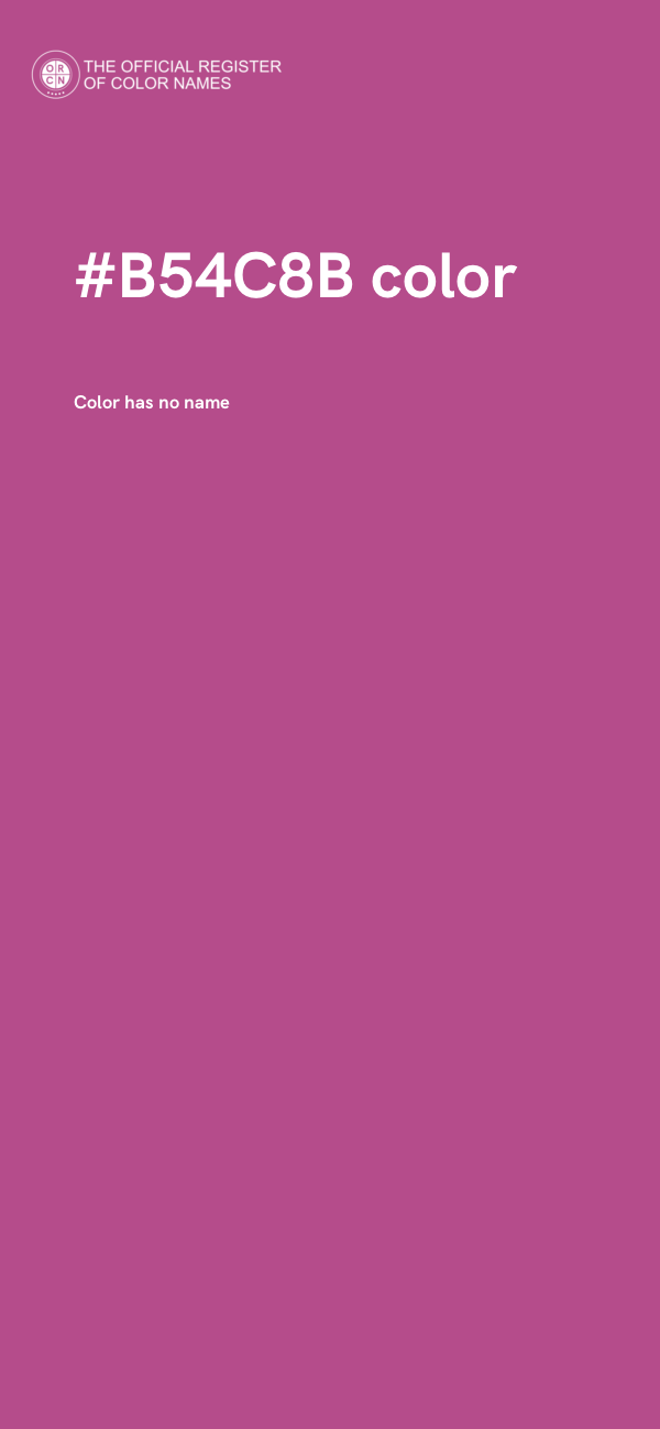 #B54C8B color image