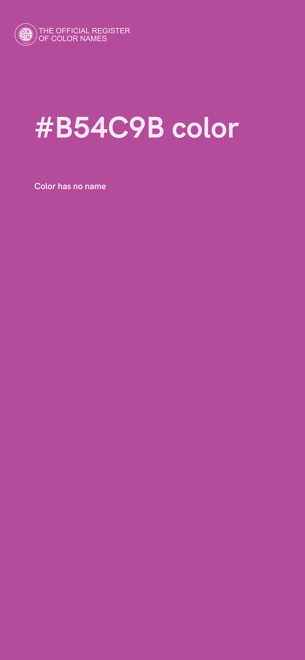 #B54C9B color image