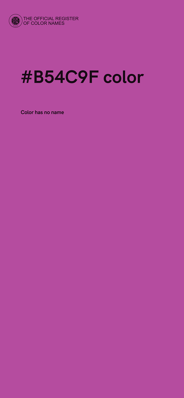 #B54C9F color image